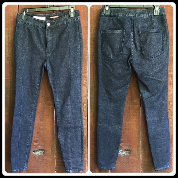 Anthropologie Pilcro shimmer high rise denim leggings - Picture 4 of 10